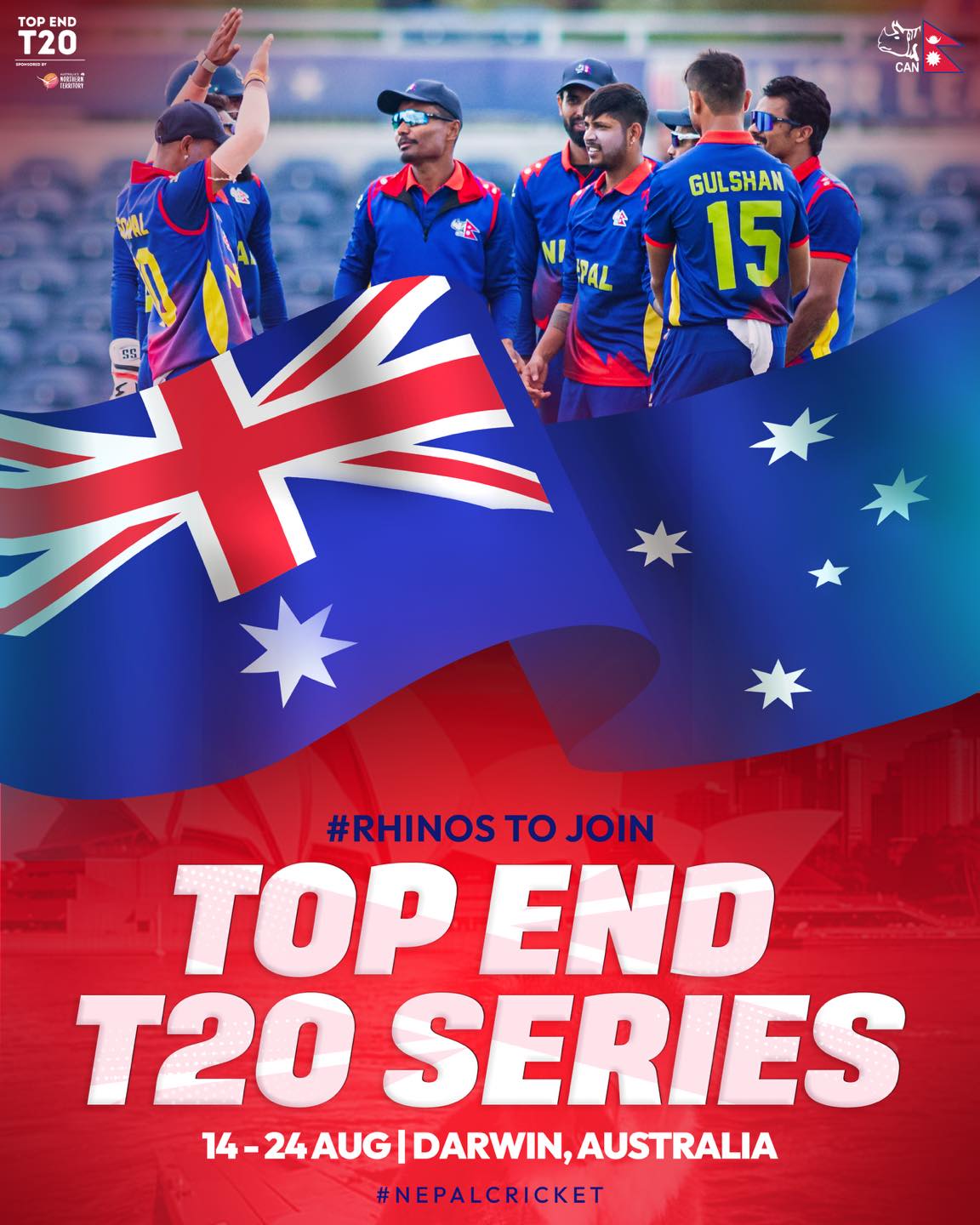 Rhinos Eye Strong Performance in Top End T20 Series Before Major 2025 Tournaments